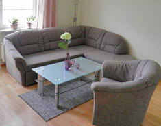 Ferienwohnung Warnemünde: Wohnzimmer Bild vom Wohnzimmer der Ferienwohung Warnemünde